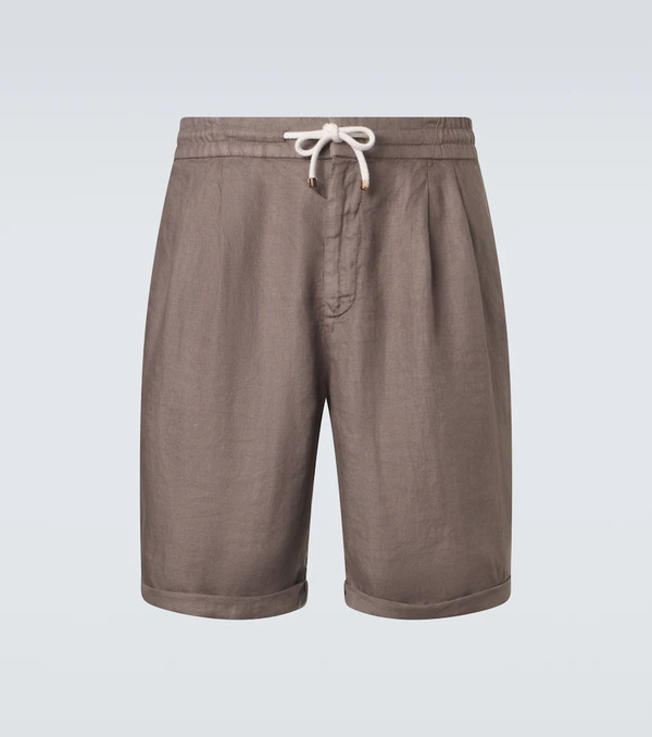  Brunello Cucinelli Brunello Cucinelli Linen Shorts 