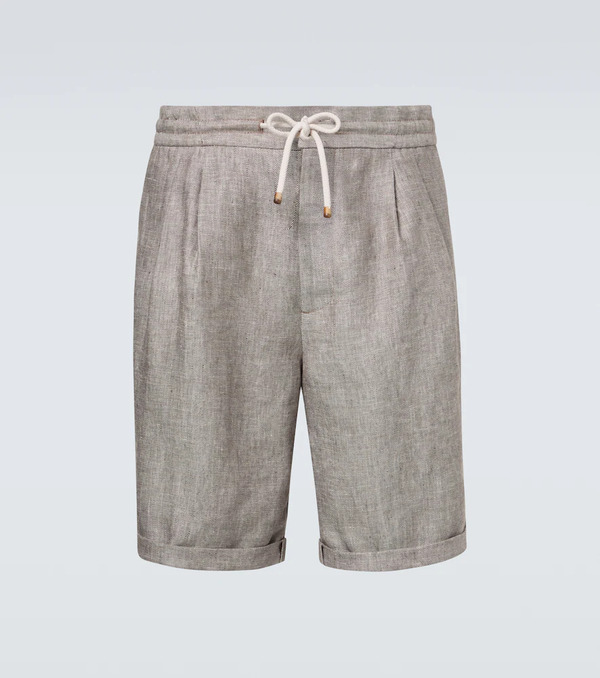  Brunello Cucinelli Brunello Cucinelli Linen Shorts 