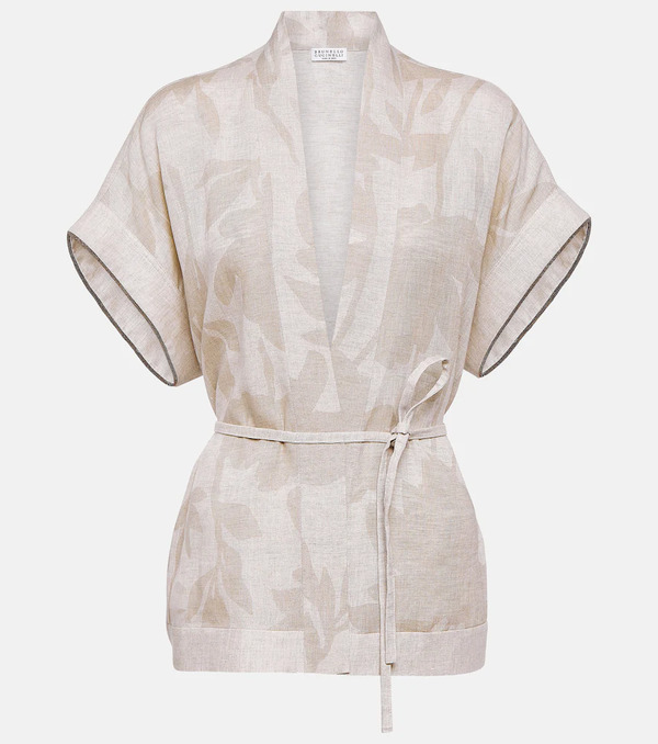  Brunello Cucinelli Brunello Cucinelli Linen Top 