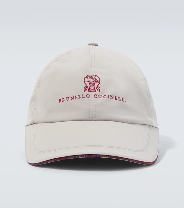  Brunello Cucinelli Brunello Cucinelli Logo Embroidered Baseball Cap 