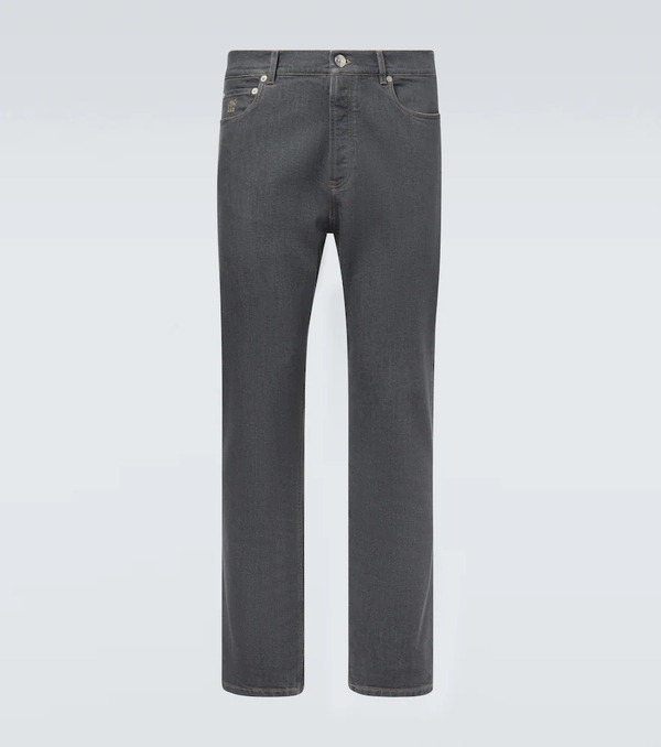  Brunello Cucinelli Brunello Cucinelli Logo Straight Jeans 