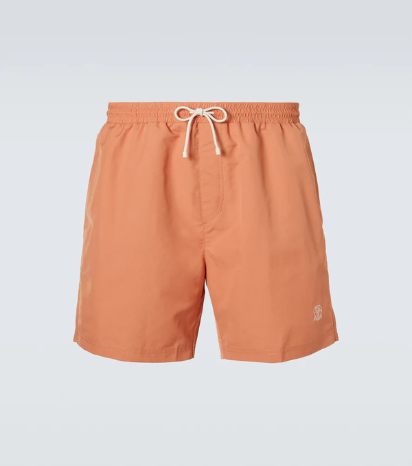  Brunello Cucinelli Brunello Cucinelli Logo Swim Trunks 