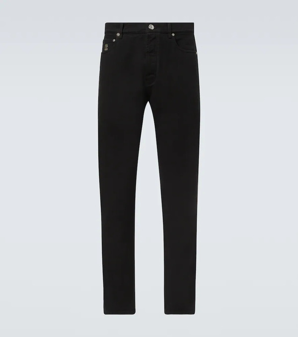  Brunello Cucinelli Brunello Cucinelli Mid-rise Straight Jeans 