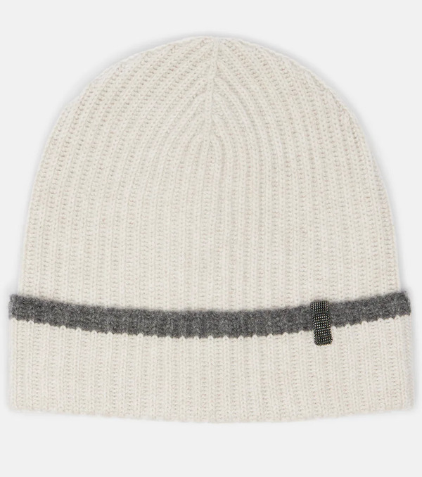  Brunello Cucinelli Brunello Cucinelli Monili Cashmere Beanie 