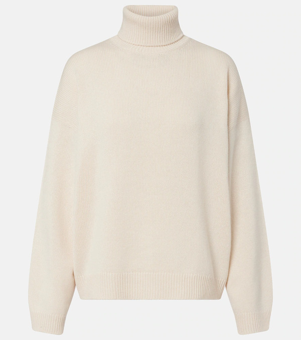  Brunello Cucinelli Brunello Cucinelli Monili Cashmere Turtleneck Sweater 
