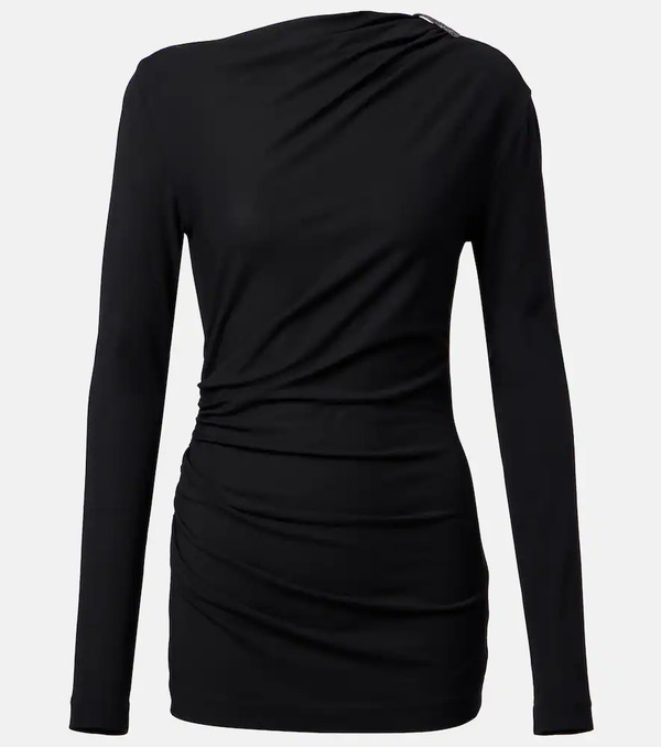  Brunello Cucinelli Brunello Cucinelli Monili Gathered Top 