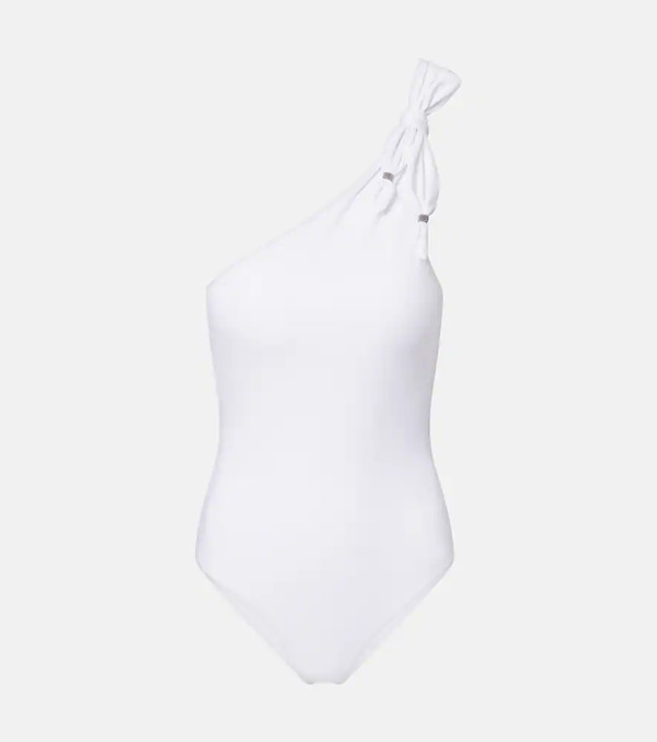 Brunello Cucinelli Brunello Cucinelli Monili One-shoulder Swimsuit 