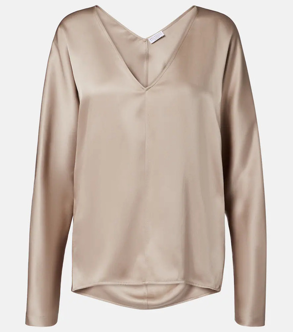  Brunello Cucinelli Brunello Cucinelli Silk Blouse 