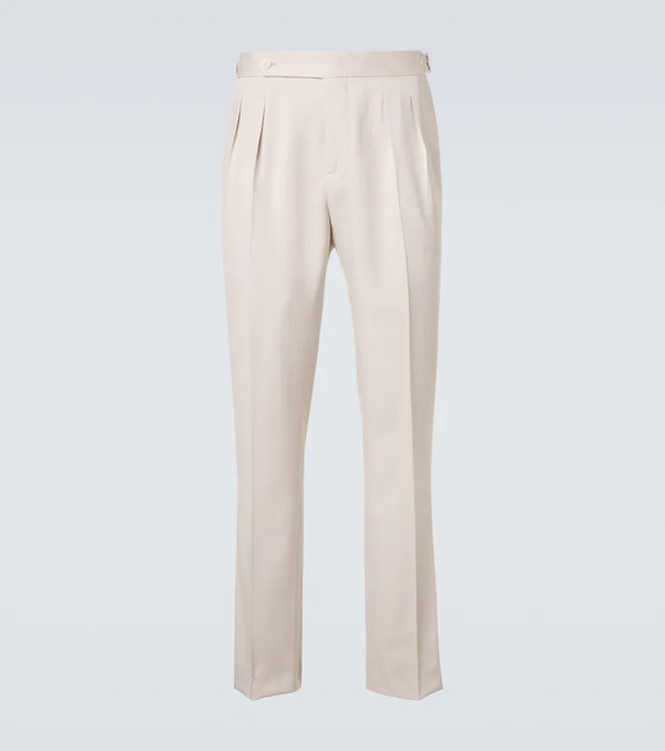  Brunello Cucinelli Brunello Cucinelli Silk Straight Pants 