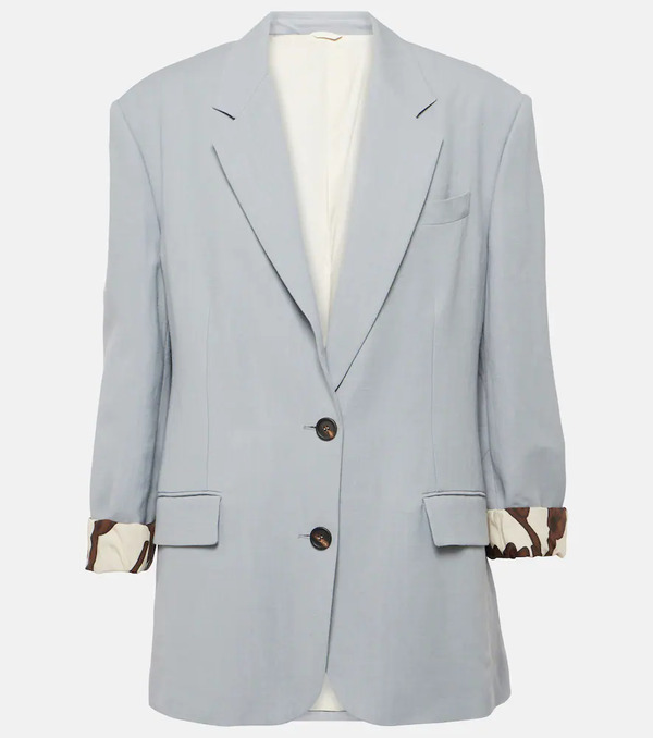  Brunello Cucinelli Brunello Cucinelli Single-breasted Blazer 