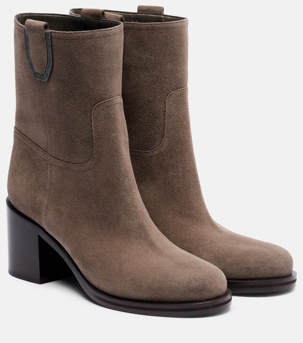  Brunello Cucinelli Brunello Cucinelli Suede Ankle Boots 