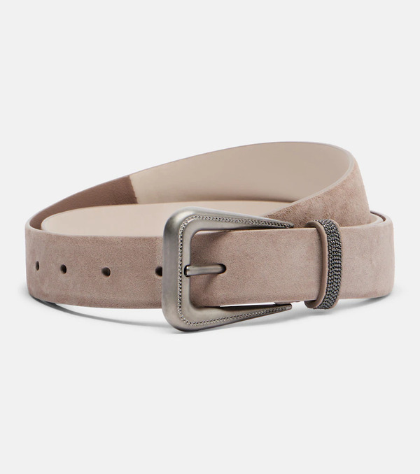  Brunello Cucinelli Brunello Cucinelli Suede Belt 