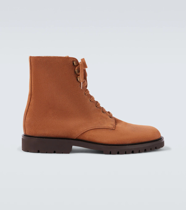  Brunello Cucinelli Brunello Cucinelli Suede Lace-up Boots 