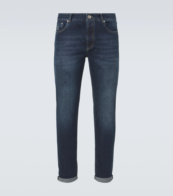  Brunello Cucinelli Brunello Cucinelli Traditional Fit Slim-leg Jeans 