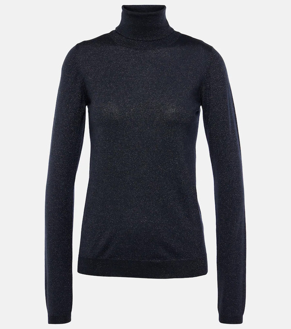  Brunello Cucinelli Brunello Cucinelli Turtleneck Cashmere-blend Top 