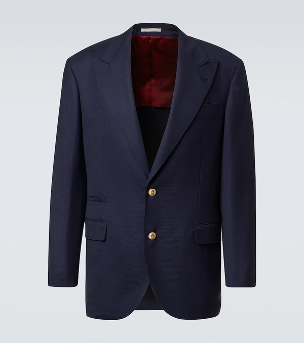  Brunello Cucinelli Brunello Cucinelli Virgin Wool Blazer 