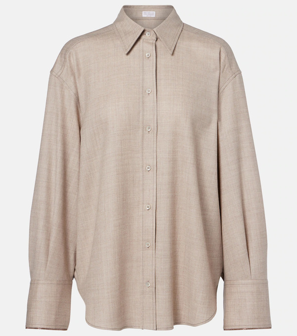  Brunello Cucinelli Brunello Cucinelli Virgin Wool Shirt 