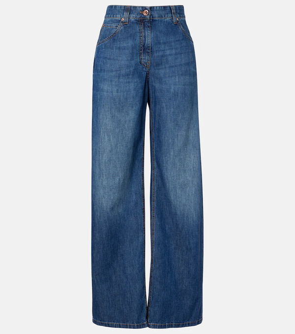  Brunello Cucinelli Brunello Cucinelli Wide-leg Jeans 