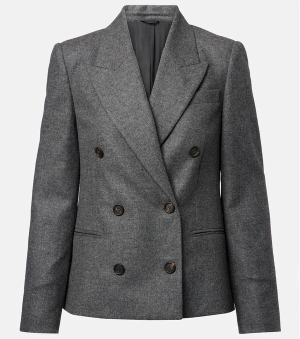  Brunello Cucinelli Brunello Cucinelli Wool And Cashmere Blazer 