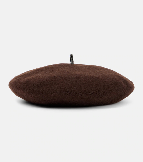  Brunello Cucinelli Brunello Cucinelli Wool Beret 