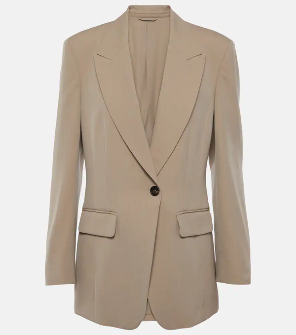 Brunello Cucinelli Brunello Cucinelli Wool-blend Blazer 
