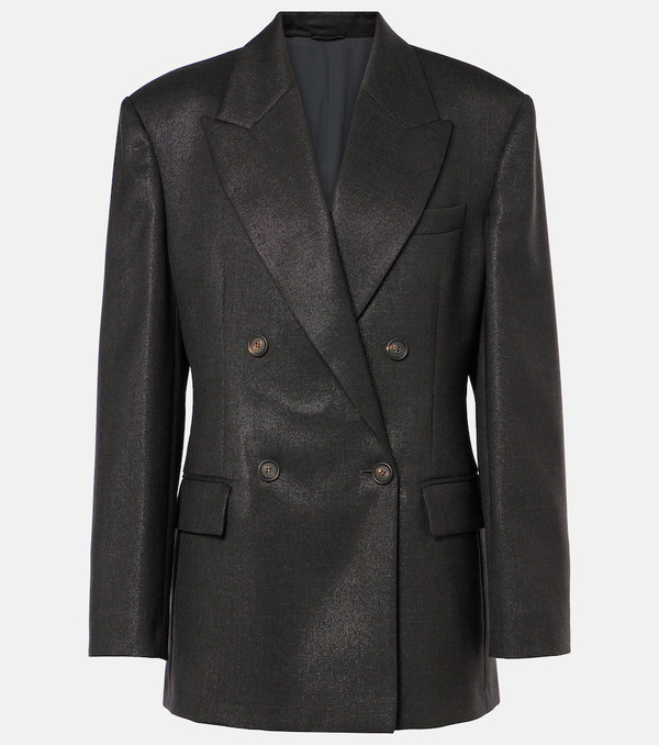  Brunello Cucinelli Brunello Cucinelli Wool-blend Blazer 