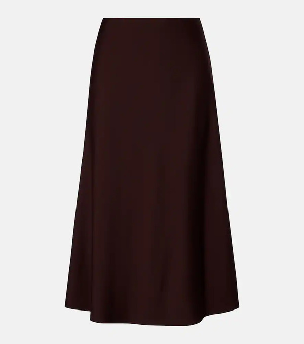  Brunello Cucinelli Brunello Cucinelli Wool-blend Midi Skirt 