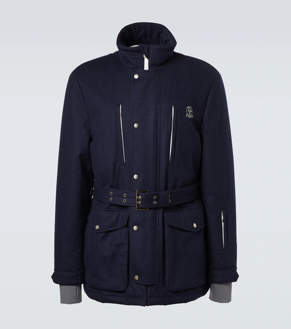  Brunello Cucinelli Brunello Cucinelli Wool Ski Jacket 