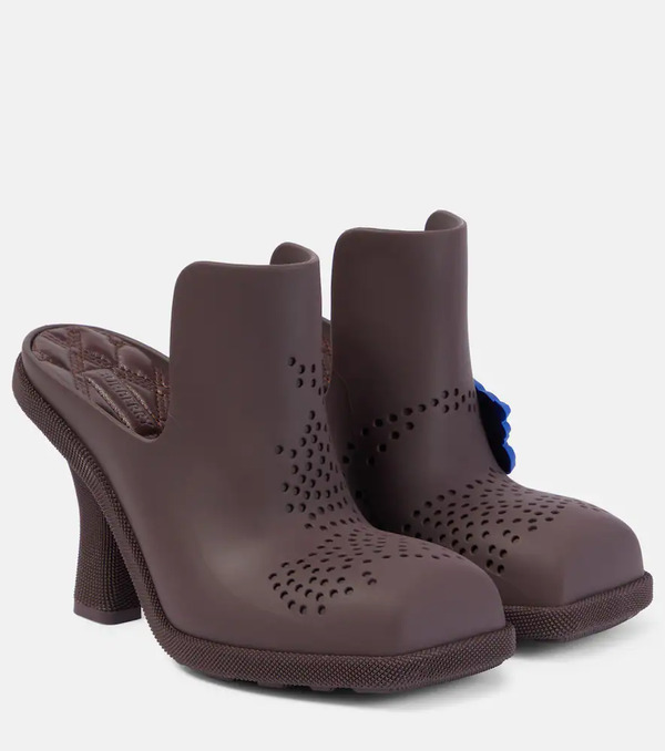  Burberry Burberry Barbican Pvc Mules 