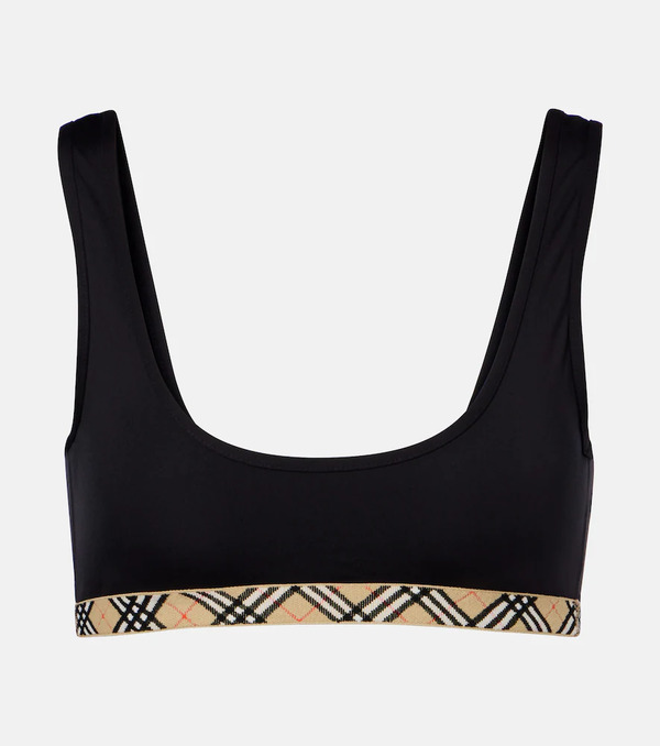  Burberry Burberry Burberry Check Bikini Top 