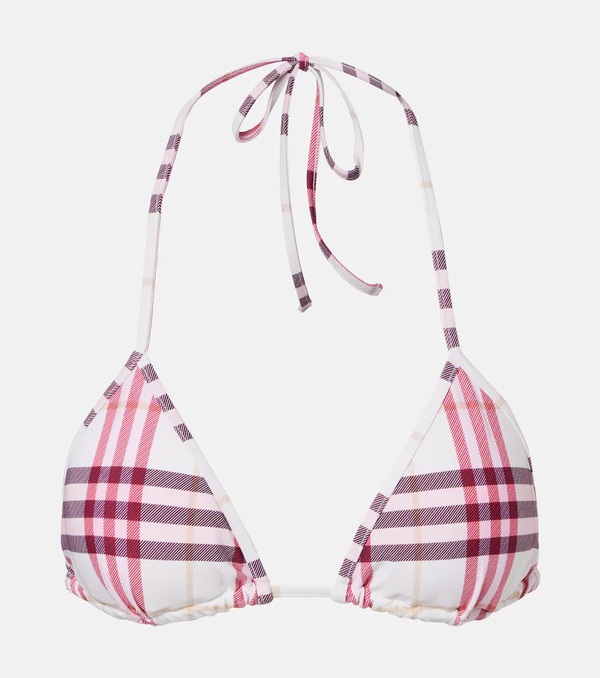  Burberry Burberry Burberry Check Bikini Top 