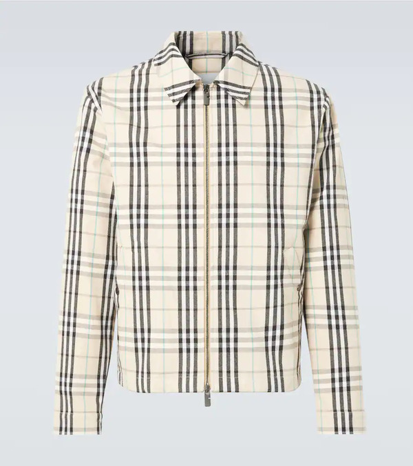  Burberry Burberry Burberry Check Cotton Jacket 