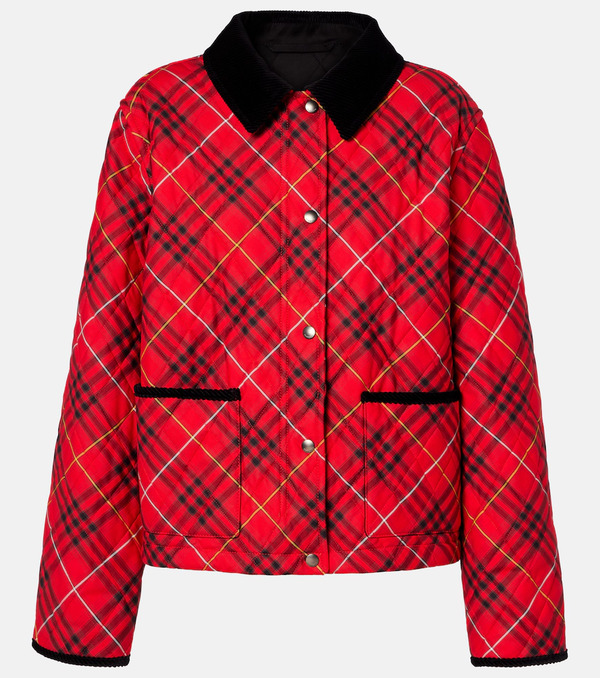  Burberry Burberry Burberry Check Cotton Jacket 
