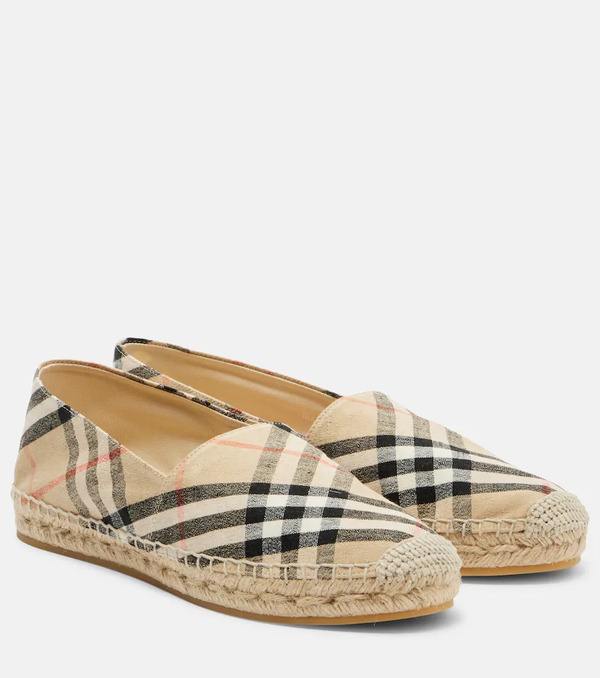  Burberry Burberry Burberry Check Espadrilles 