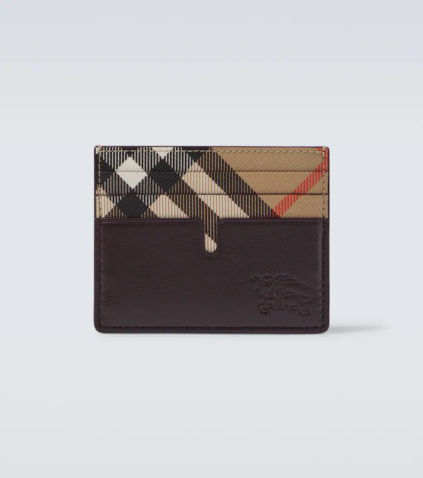  Burberry Burberry Burberry Check Leather Card Holder 