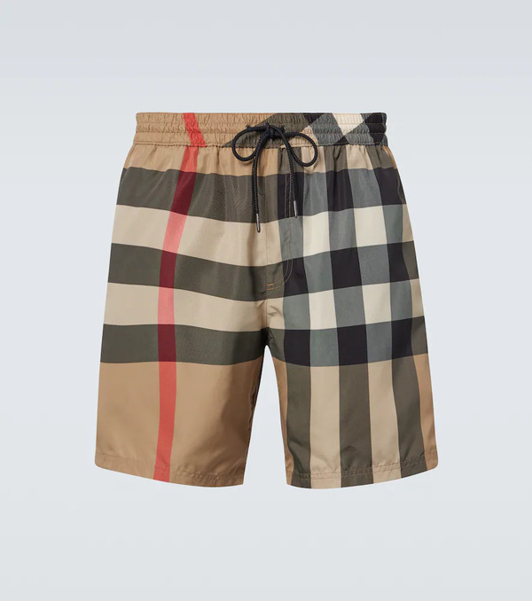  Burberry Burberry Burberry Check Swim Trunks 