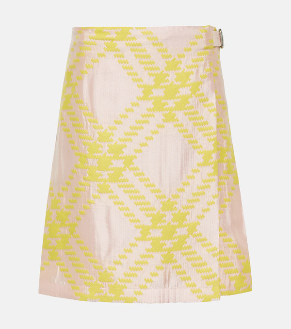  Burberry Burberry Checked Miniskirt 