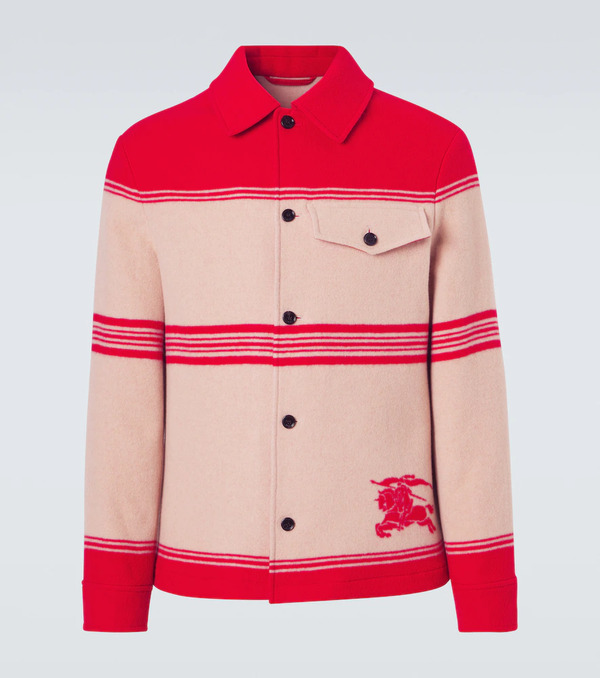  Burberry Burberry Ekd Wool-blend Jacket 