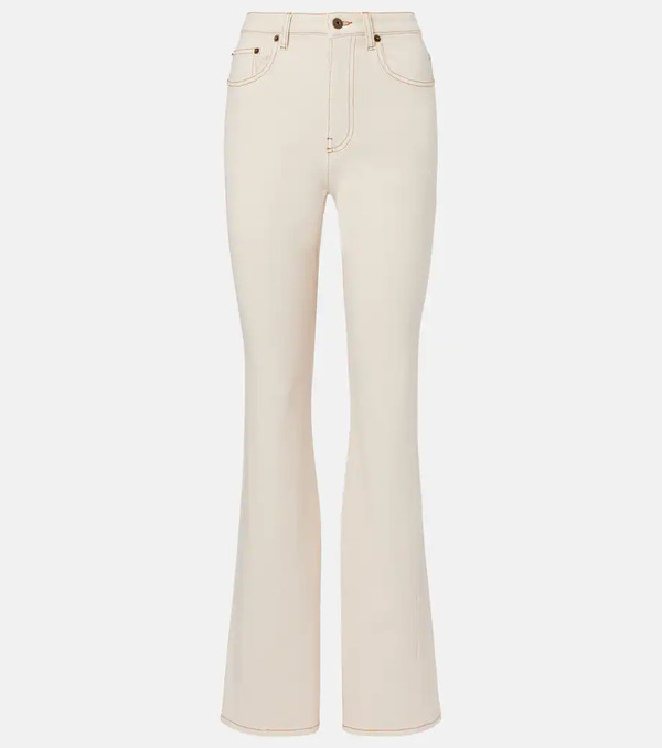  Burberry Burberry Embroidered Flared Jeans 