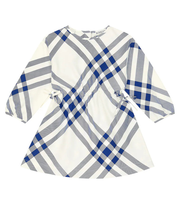  Burberry Kids Burberry Kids Baby Checked Cotton Dress 