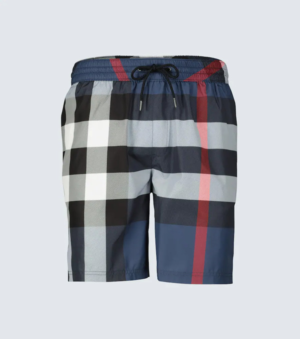  Burberry Burberry Large Check-printed Swim Shorts 