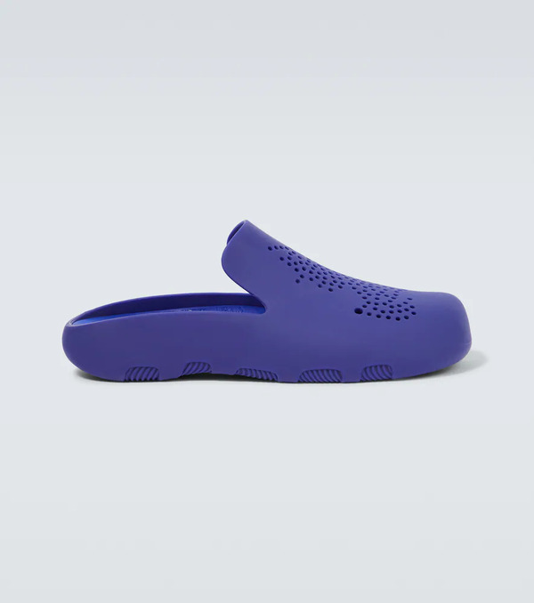  Burberry Burberry Logo Rubber Clogs 