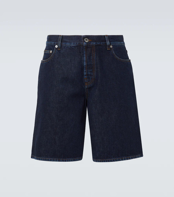  Burberry Burberry Mid-rise Denim Shorts 