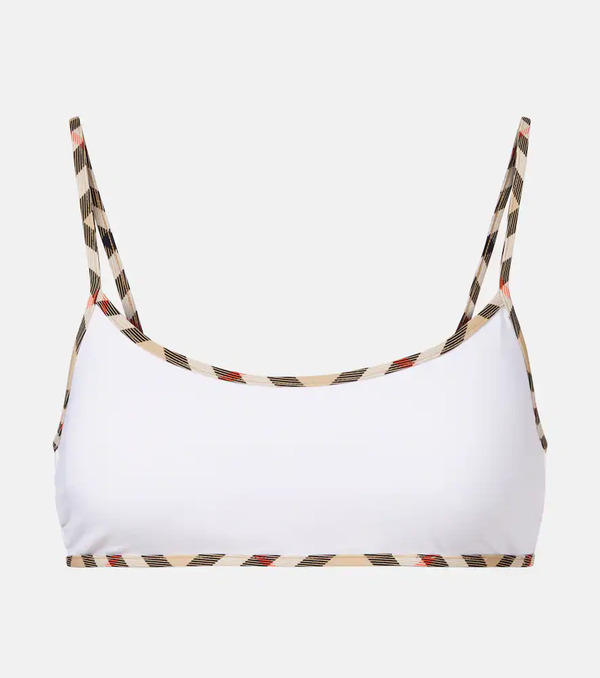  Burberry Burberry Self-tie Bikini Top 