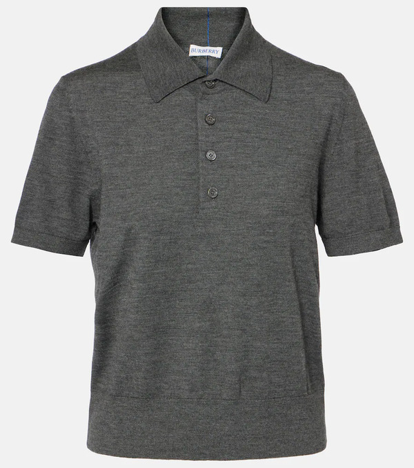  Burberry Burberry Wool Polo Shirt 