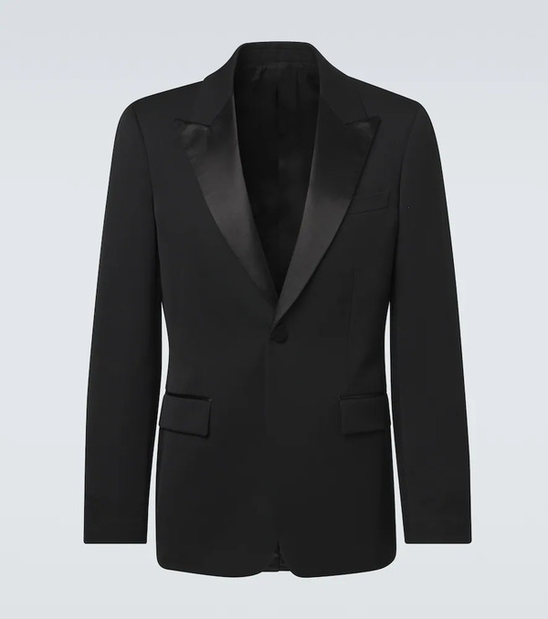  Burberry Burberry Wool Tuxedo Jacket 