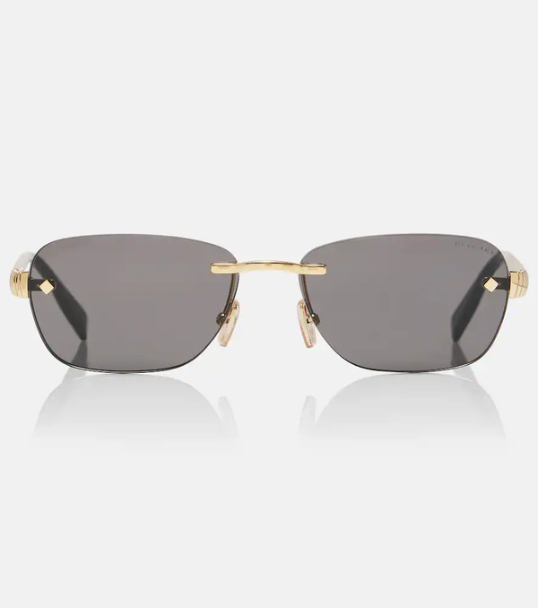  Bvlgari Bvlgari Tubogas Rectangular Sunglasses 