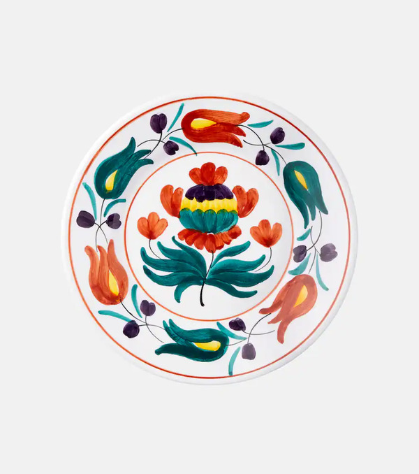  Cabana Cabana Lia Floral Ceramic Dessert Plate 