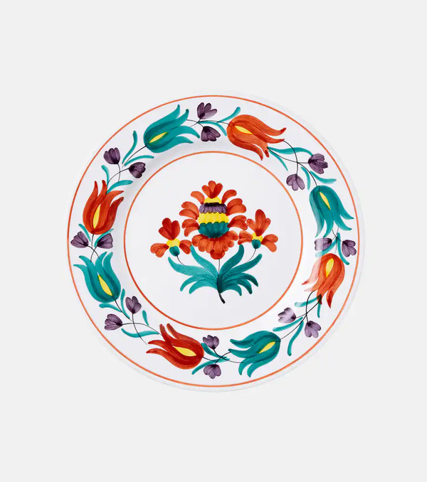  Cabana Cabana Lia Floral Ceramic Dinner Plate 
