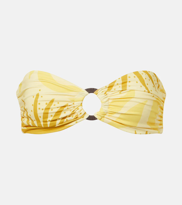  Cala De La Cruz Cala De La Cruz Sandra Printed Bikini Top 